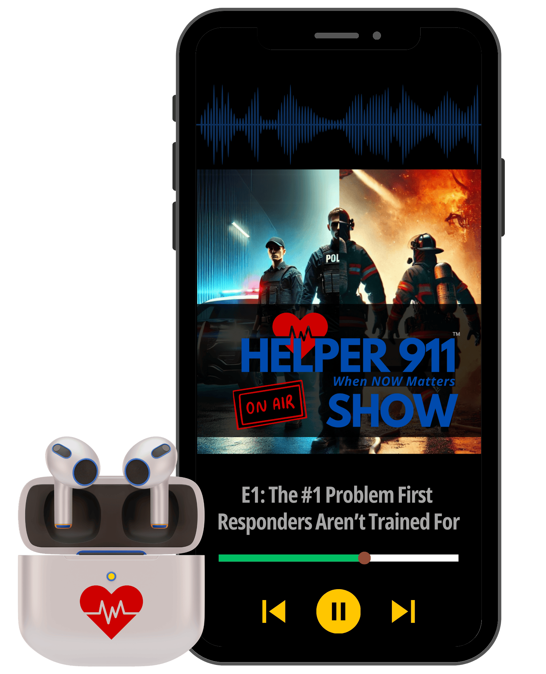 Jeniji, host of the Helper911 Show – Training first responders in tactical resilience.